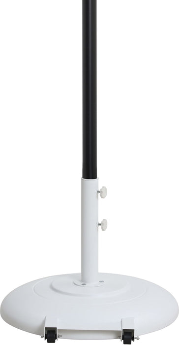 Amalfi - Patio Umbrella - White Base / Black Pole - Simple Home Plus
