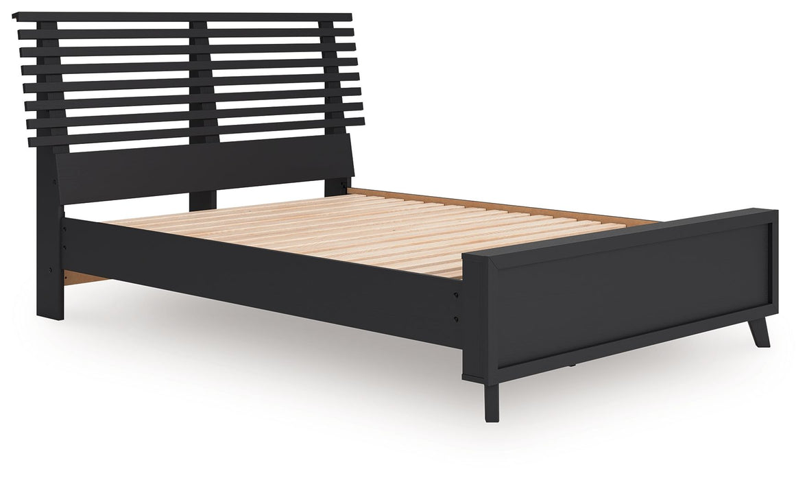 Danziar - Slat Panel Bed - Simple Home Plus