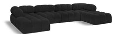 Ames - 6 Piece Fabric Modular U-Shaped Sectional - Simple Home Plus