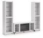 Brollevi - White - 3-Piece Entertainment Center - Simple Home Plus