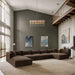 Shaggy - 6 Piece Modular Sectional With Chaise And Ottoman - Simple Home Plus