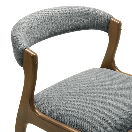 Ileena - Dining Chair (Set of 2) - Charcoal / Walnut - Simple Home Plus