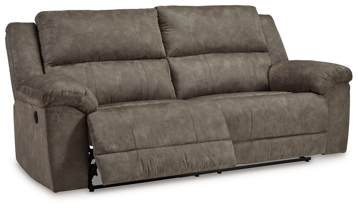 Laresview - Fossil - 2 Seat Reclining Sofa - Simple Home Plus