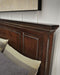 Porter - Queen Panel Headboard - Rustic Brown - Simple Home Plus