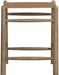 Santos - Backless Counter Stool With Stained Brown Base - Simple Home Plus