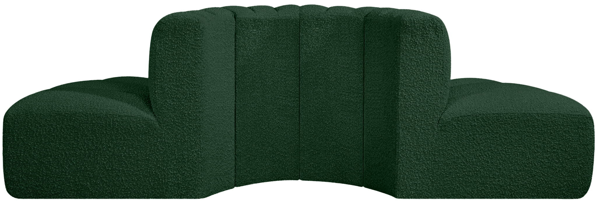 Arc - Boucle Fabric 4 Piece Modular Sofa - Simple Home Plus