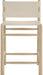 Santos - Upholstered Counter Stool With Stained Natural Base - Simple Home Plus