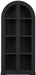 Corva - Solid Wood, Oak Veneer And Stainless Steel Storage Cabinet - Simple Home Plus