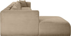 Shaggy - Fabric 6 Piece Modular Sectional With Chaise - Simple Home Plus