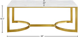 London - Coffee Table - Gold - Simple Home Plus