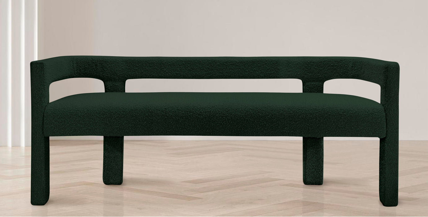 Athena - Boucle Fabric Bench - Simple Home Plus