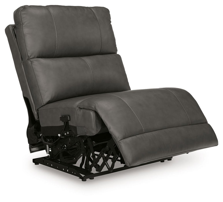 Bleckley - Power Armless Recliner With Adjustable Headrest - Anchor - Simple Home Plus