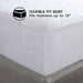 Microfiber Essential Waterproof - Full Waterproof Mattress Pad - White - Simple Home Plus