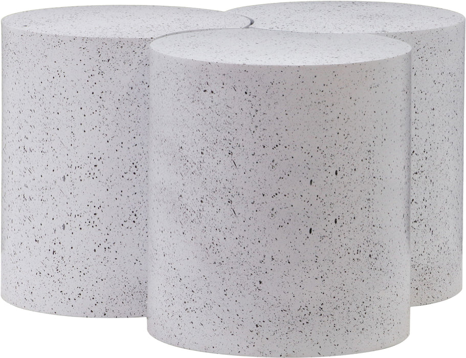 Dimple - 3 Piece Modular Coffee Table - Terazzo Finish - Simple Home Plus