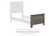 Frandern - Twin Panel Footboard - Gray - Simple Home Plus