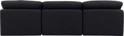 Indulge - Linen 3 Seat Modular Armless Sofa - Simple Home Plus