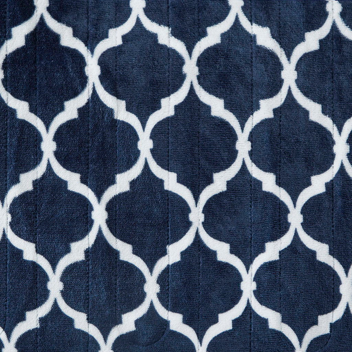 Heated Ogee - Throw - Indigo - Simple Home Plus