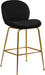 Paris - Stool with Gold Legs (Set of 2) - Simple Home Plus