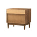 Artemio - 2 Drawer Wooden Nightstand With Shelf - Simple Home Plus