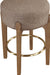 Torino - Backless Counter Stool With Brushed Brown Base (Set of 2) - Simple Home Plus