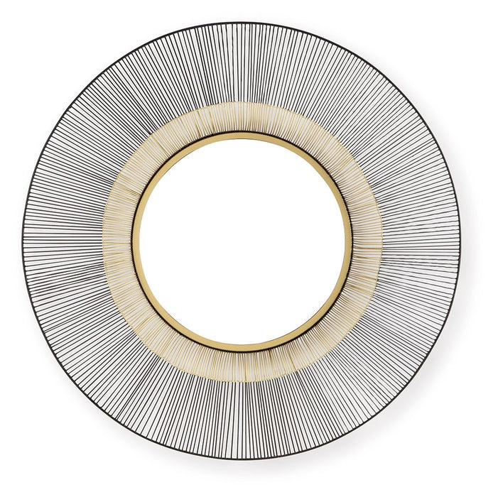 Dallmen - Black / Gold Finish - Accent Mirror - Simple Home Plus