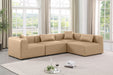 Cube - 4 Piece Modular Corner Sectional - Tan - Simple Home Plus