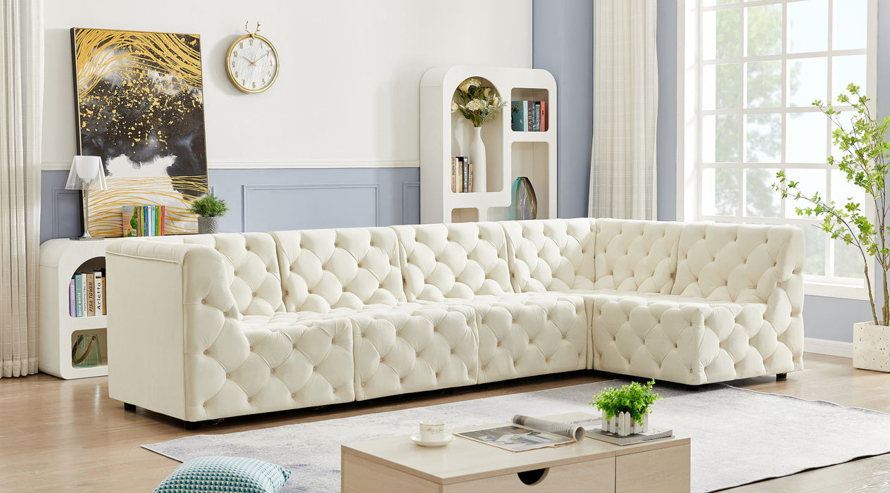 Tuft - 5 Piece Modular Sectional - Simple Home Plus