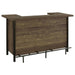 Bellemore - Freestanding Home Bar Wine Cabinet - Rustic Oak - Simple Home Plus