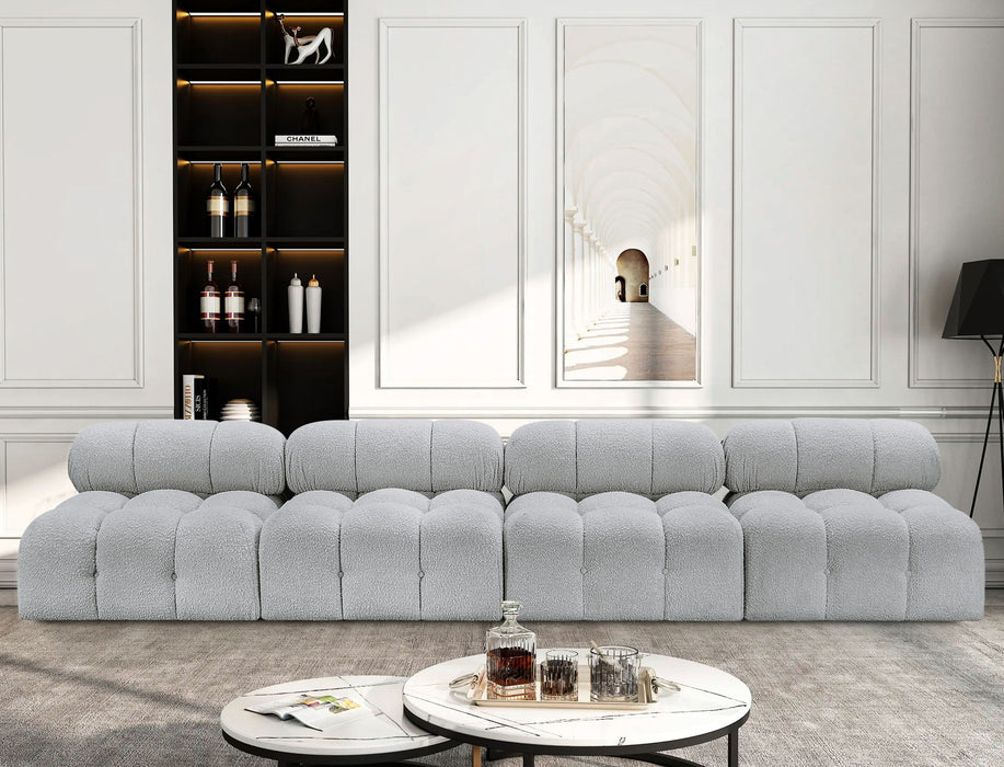 Ames - 4 Seat Modular Armless Sofa - Simple Home Plus