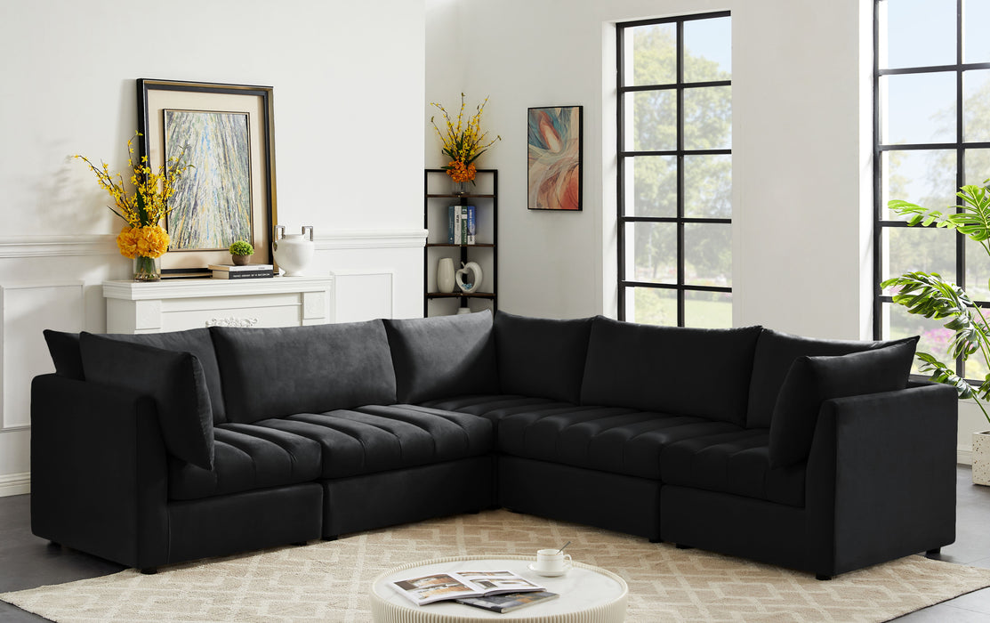 Jacob - Modular Corner Sectional 5 Piece - Simple Home Plus