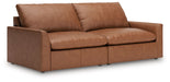 Whitehaven - 2-Piece Sectional Loveseat - Caramel - Simple Home Plus