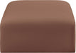 Arc - Faux Leather Ottoman - Simple Home Plus
