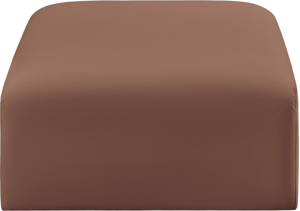 Arc - Faux Leather Ottoman - Simple Home Plus
