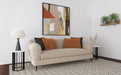 Jade - Chenille Upholstered Modern Track Arm Sofa - Simple Home Plus