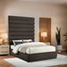 Adam - Boucle Fabric Bed With 89" Headboard - Simple Home Plus