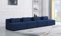 Cube - Linen Modular 4 Seat Armless Sofa - Simple Home Plus