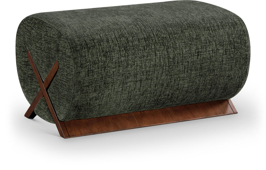 Akira - Fabric Upholstered Ottoman - Simple Home Plus