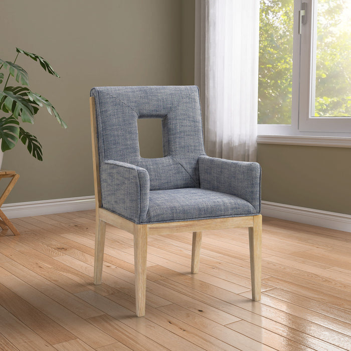 Gwendolyn - Dining Arm Chair With Natural Frame - Simple Home Plus