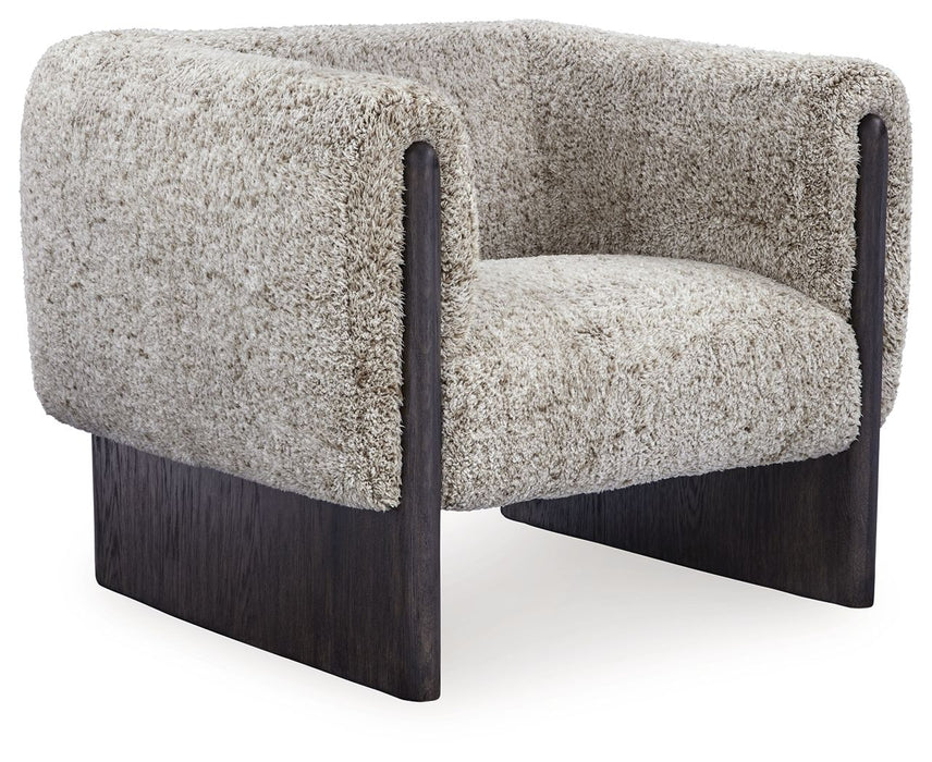 Olethea - Accent Chair - Oatmeal - Simple Home Plus