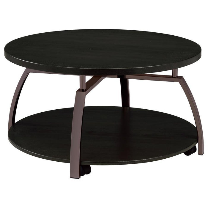 Dacre - Round Coffee And End Table Set - Simple Home Plus