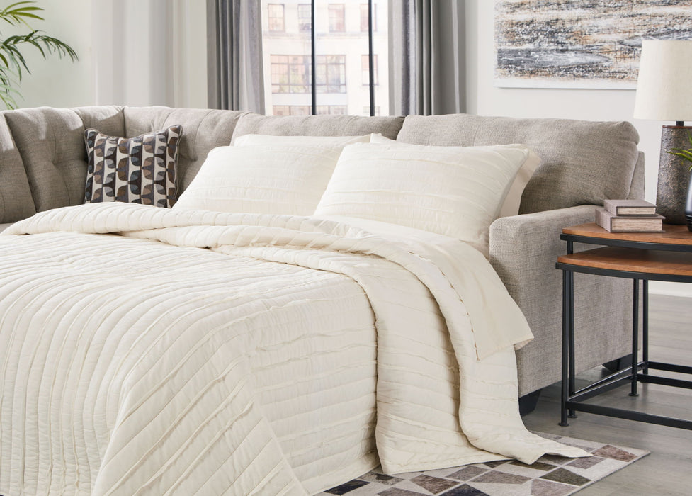 Mahoney - Raf Full Sofa Sleeper - Pebble - Simple Home Plus