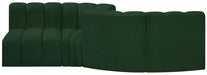 Arc - Boucle Fabric 4 Piece Sofa - Simple Home Plus