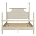 Beckett - Queen Turned Spindle Bed - Antique Cream - Simple Home Plus