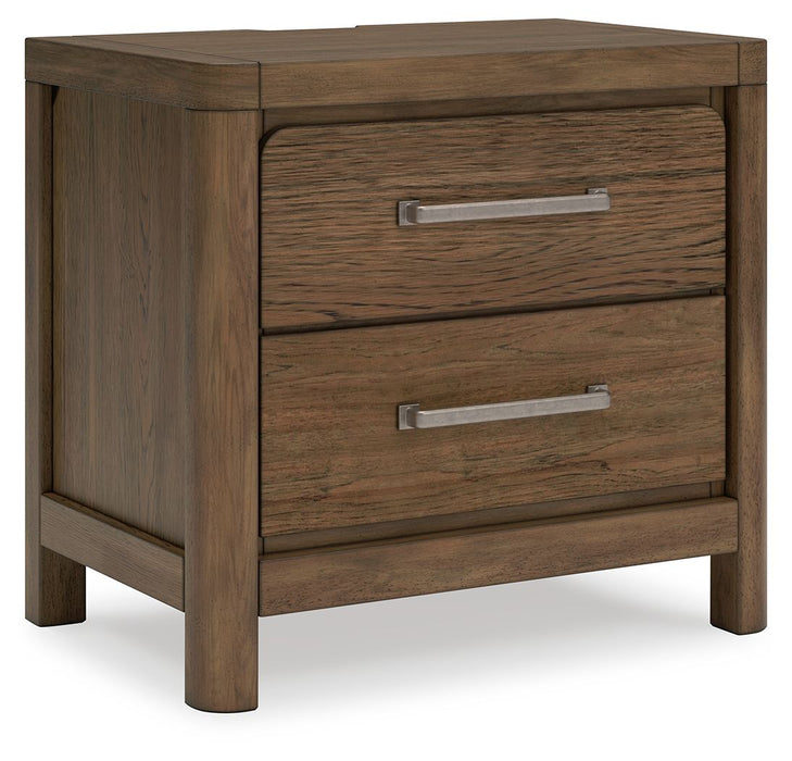 Cabalynn - Light Brown - Two Drawer Night Stand - Simple Home Plus