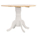 Allison - 5 Piece Round Drop Leaf Dining Table Set - White - Simple Home Plus