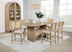 Kailani - Wood Counter Height Dining Set - Simple Home Plus