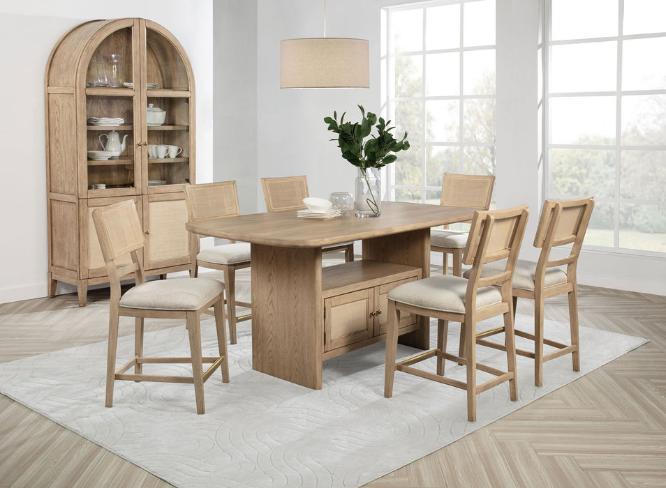 Kailani - Wood Counter Height Dining Set - Simple Home Plus