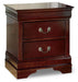 Alisdair - Reddish Brown - Two Drawer Night Stand - Simple Home Plus