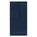 Turkish - 6 Piece Bath Towel Set - Navy - Simple Home Plus