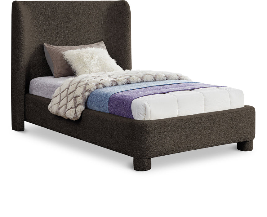 Penny - Boucle Fabric Bed - Simple Home Plus
